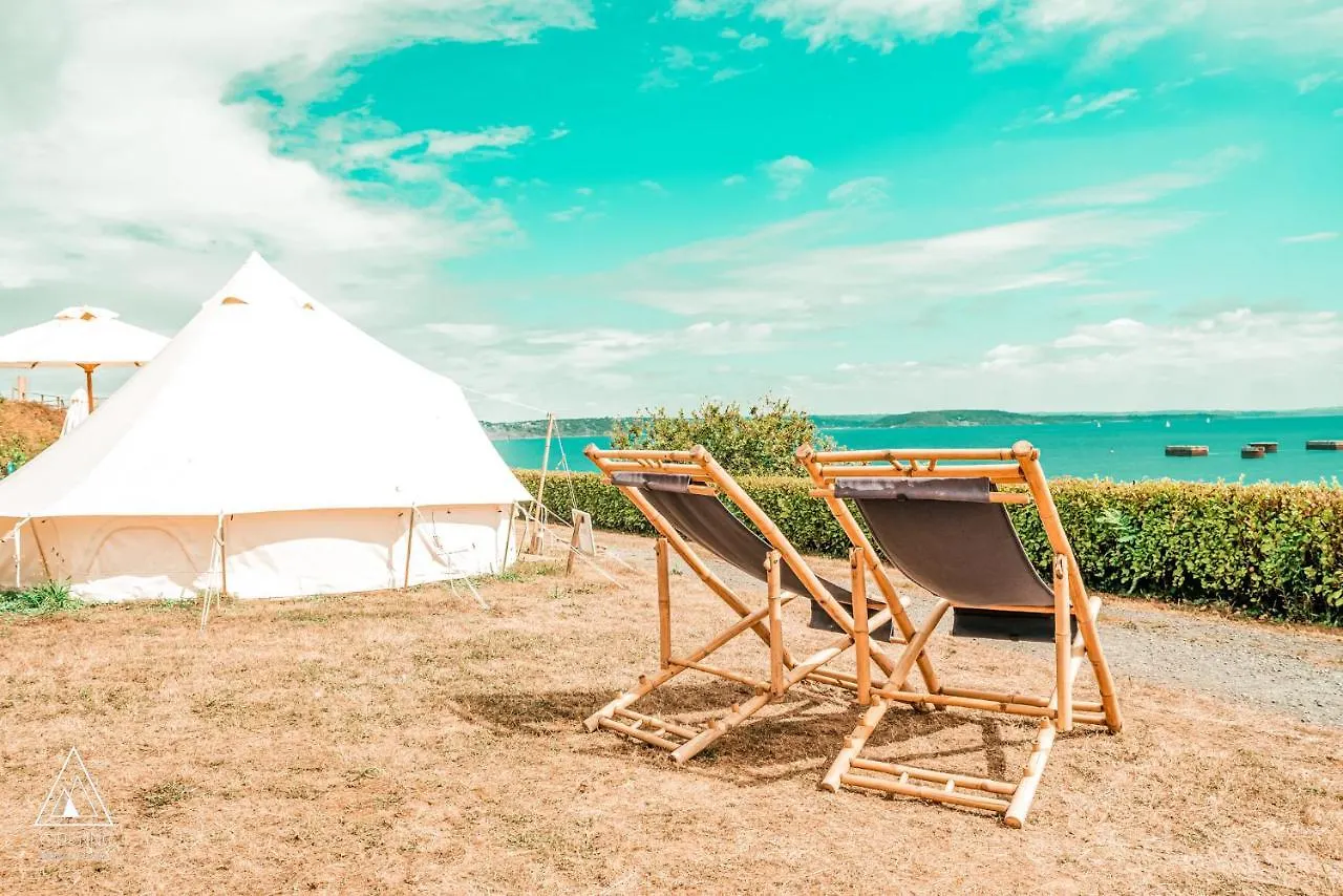 Luxury tent Lodg'Ing Nature Camp Presqu'Ile Crozon Lanveoc France
